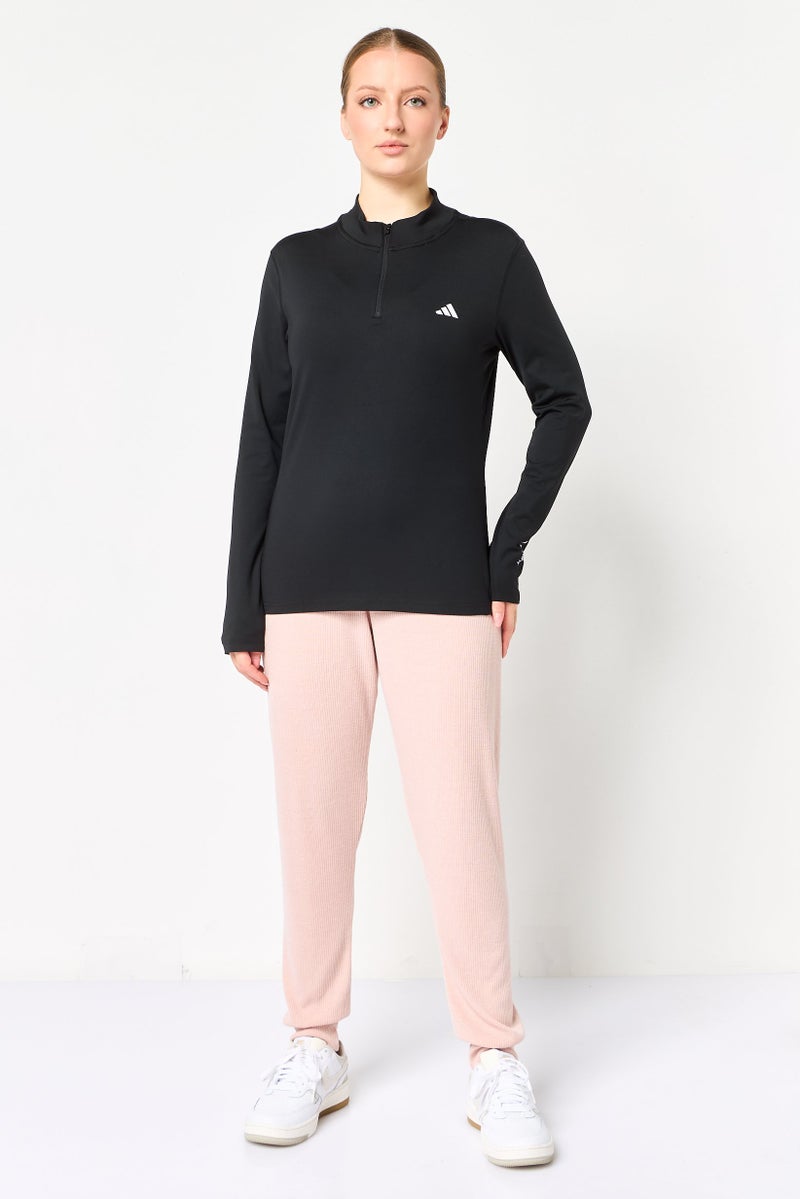 Adidas Women Tech Fit Long Sleeve Training T-Shirt, Black - Image 2